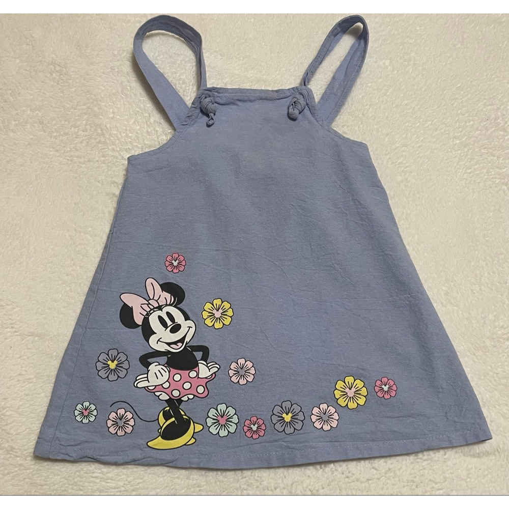 Girls Disney Baby Casual Dress 24 Months Blue Pink Minnie Mouse